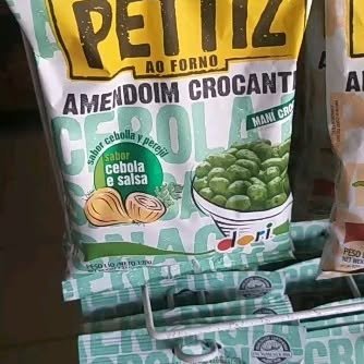 Snack de amendoim crocante da Conveniência 25 de Março